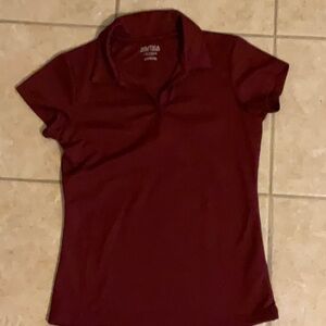 Maroon Short Sleeve Polo Shirt